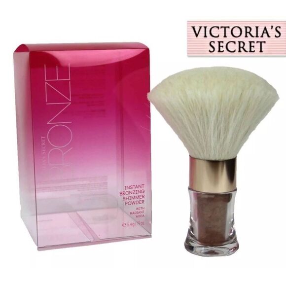 NWT Super Rare!!! BRONZE Instant Bronzing Shimmer Powder Brush New in Box - Picture 1 of 4